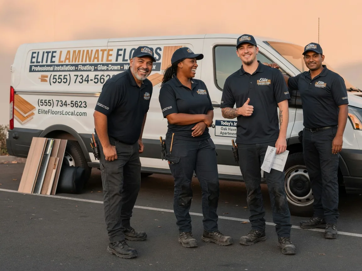 Laminate flooring installation company in Hamshire, TX